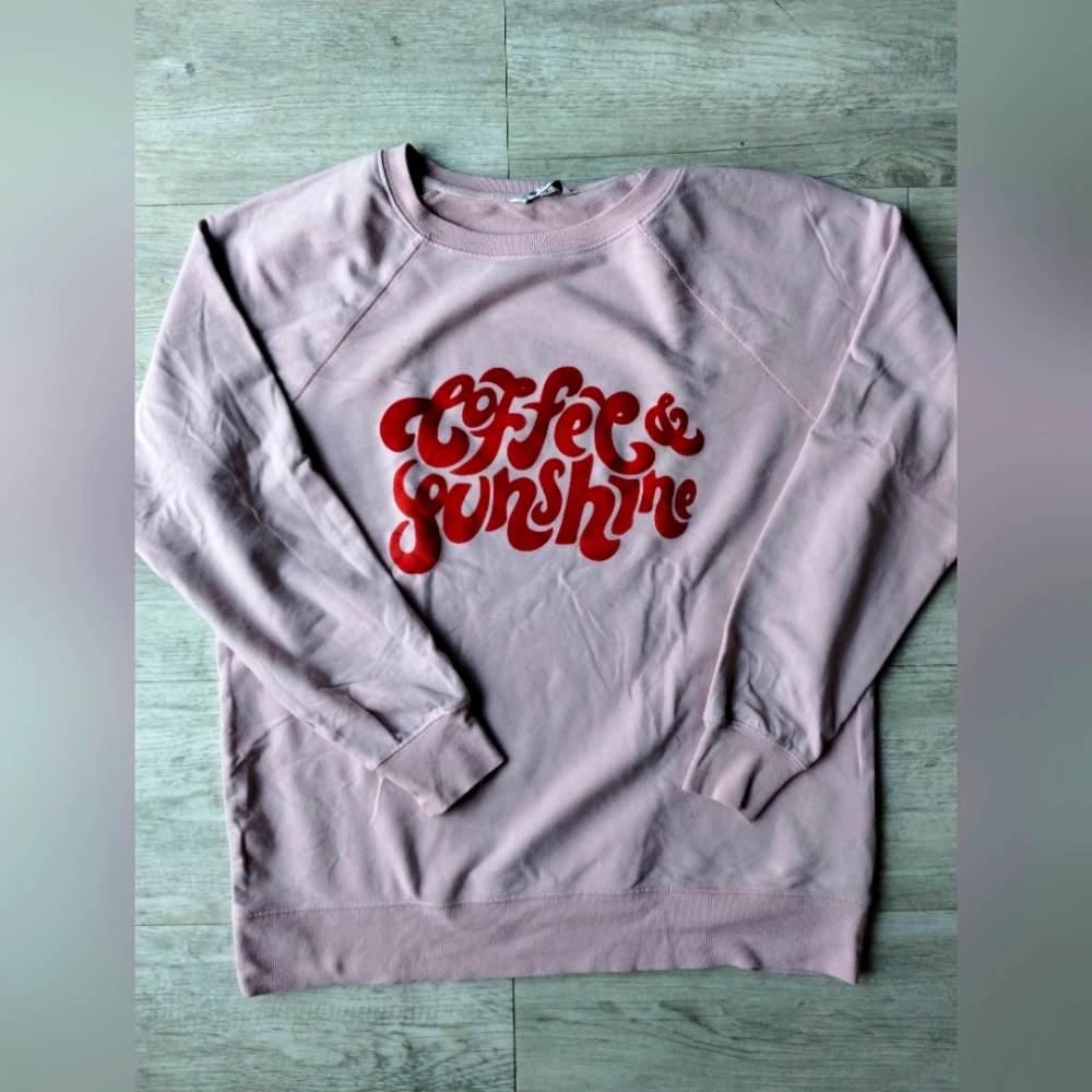 Wildfox Coffee and Sunshine Sweatshirt | Size S